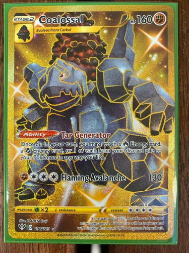 Pokemon Tcg Coalossal - 198/189 - Secret Rare