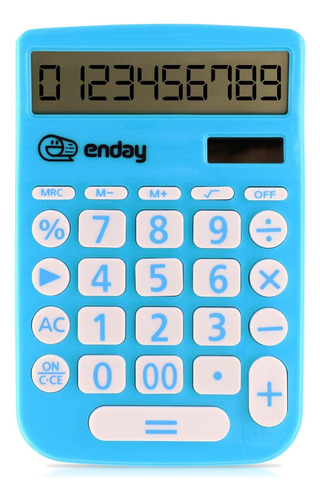 Calculadora Para Estudiantes Azul, Calculadora Básica De 12