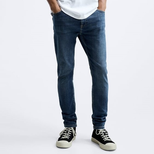 Pantalon Jean Skinny Fit Zara Hombre T40