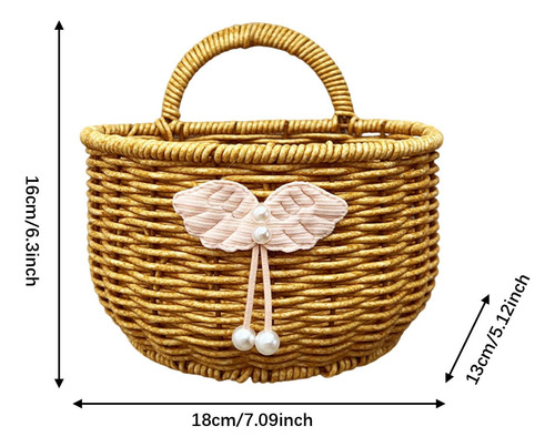 Cesta Colgante De Almacenamiento, Contenedor 18x13x16cm