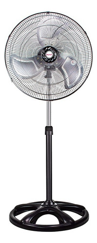 Ventilador De Pedestal Pie Mytek 3398 20 Pulgadas Metálico Cantidad de aspas 3 Estructura Negro Aspas Gris Diámetro 50.8 cm Frecuencia 60 Hz Material de las aspas Metalicas