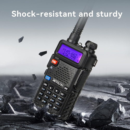 Radio Rt-5r Bidireccional 2 Bandas, Auricular Walkie Talkie,