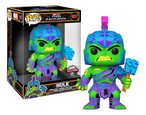 Funko Pop Hulk Gladiator 10 Inch #907 Blacklight Ragnarok