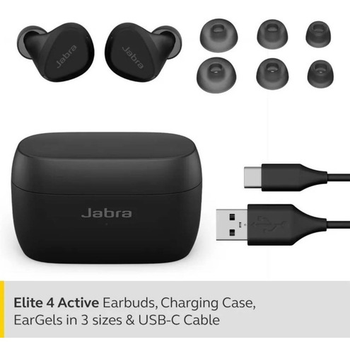 Imagen 5 de 5 de Auricular Inalambrico Jabra Elite 4 Bluetooth Original Ip57