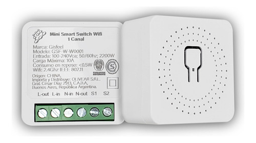 Interruptor Inteligente Switch Wifi Domotica Smart Life Diy
