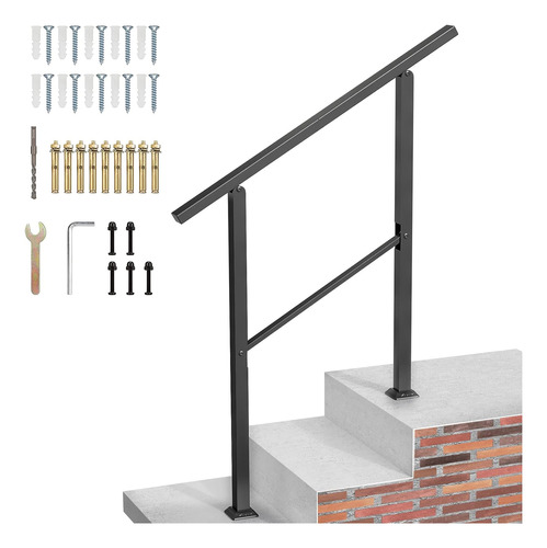 Pasamanos De 3 Pasos Escalones Exteriores, Pasamanos De...