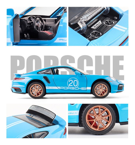Porsche Supercars 911 S Turbo Modelos Coches De Aleacion