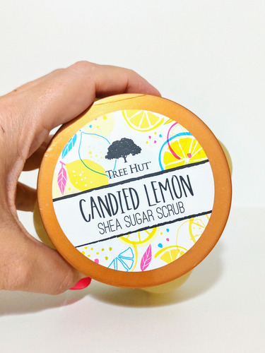 Exfoliante Corporal de Azúcar de Manteca de Karité con Limón Caramelizado Tree Hut