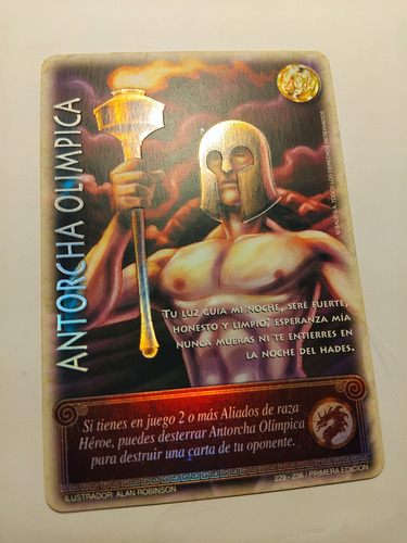 Antorcha Olímpica. Carta Mitos Y Leyendas Salo (Usado)
