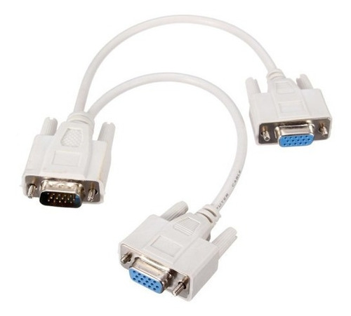 Imagen 2 de 4 de Cable De Vídeo Splitter Vga Macho A Macho Imexx
