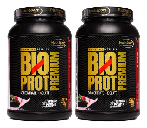 2 Whey Protein Bio Prot Premium 2 Lbs (907grs) Isolate