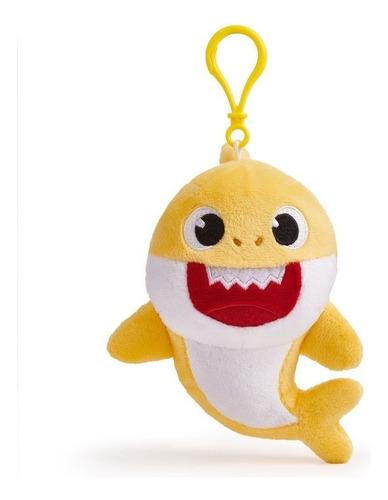 Peluche Baby Shark Musical 15cm Gancho Licencia Oficial