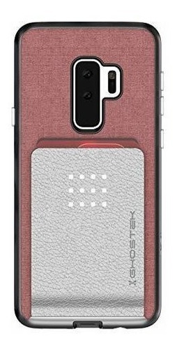 Funda Galaxy S9 Plus Billetera Magnetica Rosa Grado Militar 