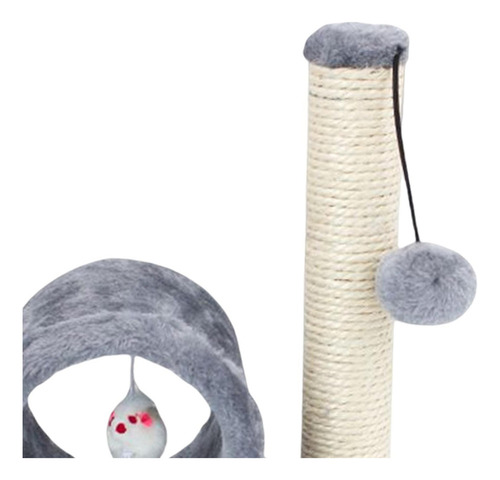 L Poste Para Rascar Gris Poste Rascador Para Gatos Gris Gris