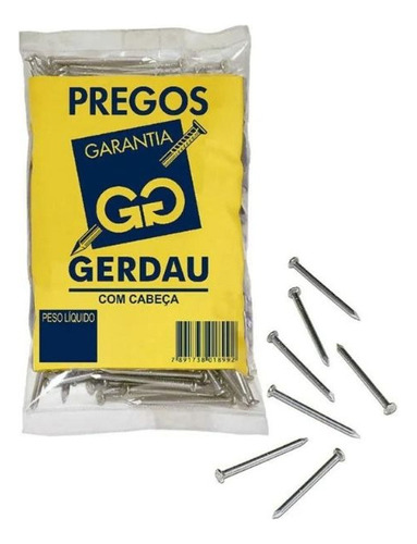 Prego Polido Com Cabeça 18x36 1kg - Gerdau