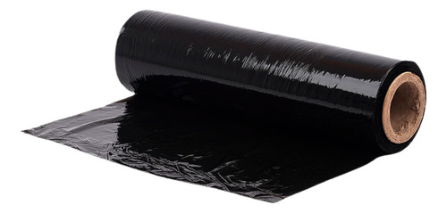 Film Stretch Negro Rollo Para Embalaje 300m 20 Micrones