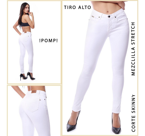 Imagen 3 de 5 de Pantalones De Mujer Stretch Dayana 003 Paquete De 2 Piezas