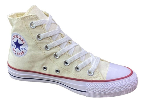 Tenis Bota Converse All Star Beige Con Caja