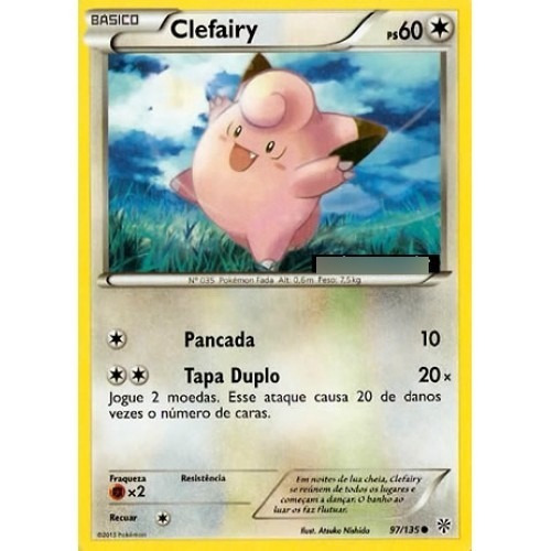 2x Clefairy Pokémon Normal Comum 97/135 - Pokemon Card Game