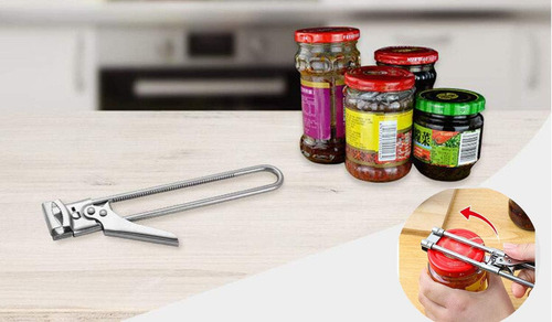 Abridor De Tarros Y Botellas Master, Ajustable Y Multifun...