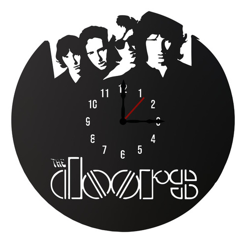 Reloj Decorativo The Doors Con Luces | Estilo Reloj En Lp