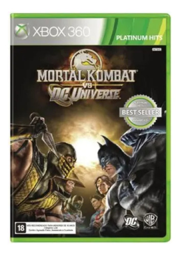 Mortal Kombat Vs Dc Universe Xbox 360 Original Dvd 