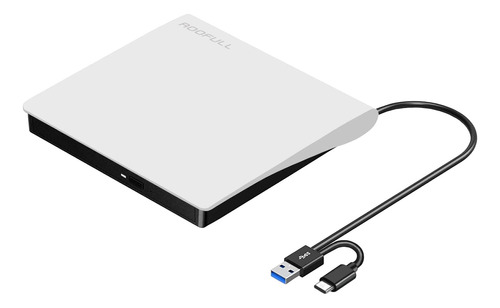 Unidad De Cddvd Externa Usb 3.0 Y Usbc, Cd Dvd Rom Port...