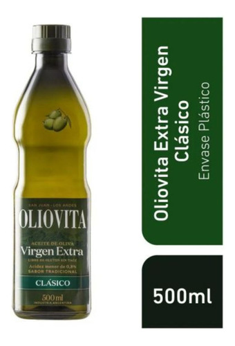 Aceite Oliva Virgen Extra Oliovita Clasico X 500 Ml Pet X 12