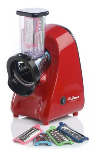 Multi Rallador Electrico Liliana Easysalad Asm100 Rojo