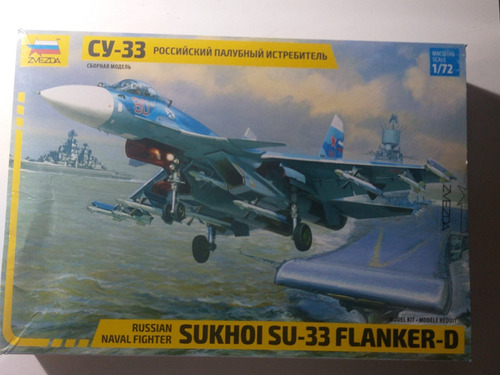 Zvezda Sukhoi Su-33 Flanker D 1/72 Rdelhobby Mza