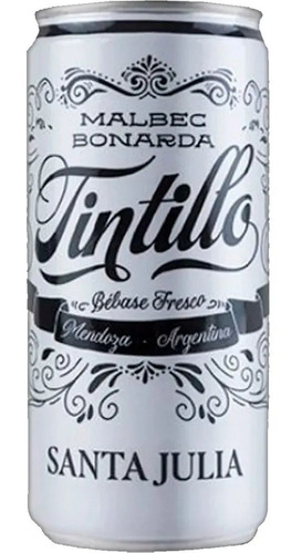 Vino Santa Julia Malbec Bonarda Tintillo Lata 269ml  Quirino