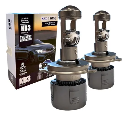 Cree Led H4 H7 H11 9005 9006 Kb3 Con Lupa Super Canbus
