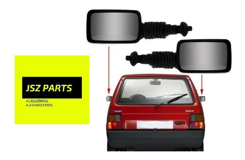 Par Retrovisor Fiat Uno 1.6r 2p 1989, 90, 91, 92, 93.