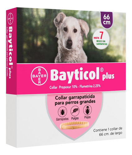 Bayticol Plus Collar Perro 66 Cm. 1 Unidad