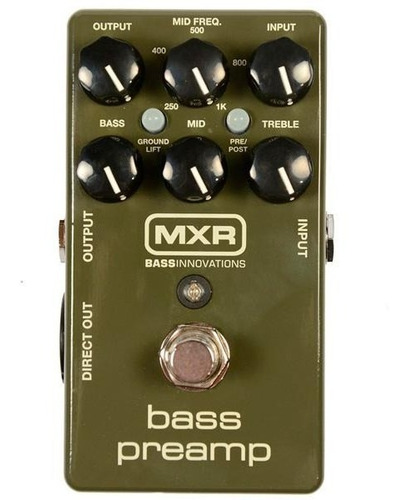 Pedal De Efecto Mxr Bass Preamp