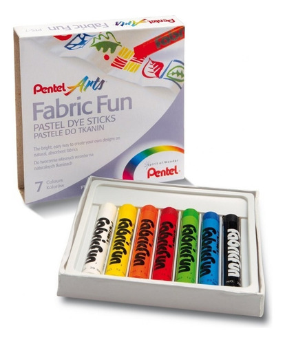 Gis Pastel Para Tela Caja Con 7 Piezas Pentel