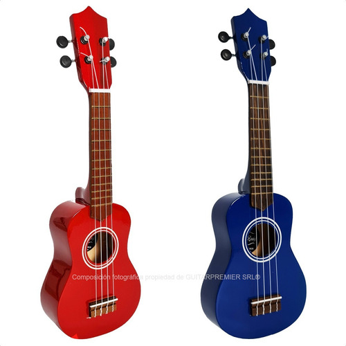 Imagen 7 de 10 de Ukelele Soprano Calidad Superior Nacional Varios Colores Combo + Funda + Pua + Envio Gratis A Todo El Pais