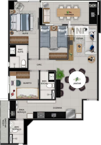 Imagem 27 de 28 de Apartamento Padrão À Venda Em Recife/pe - Md24
