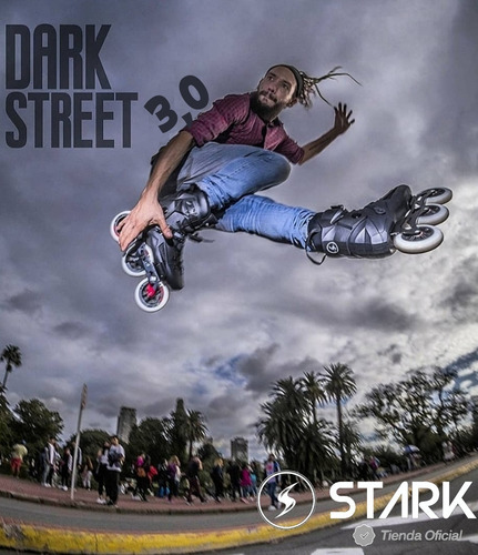 Rollers Stark Street Dark 3.0 Profesional Velocidad 3x 110mm
