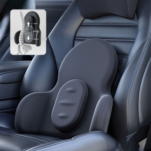 X Cojín Ergonómico De Soporte Lumbar Ajustable For Coche, Es