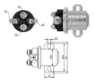 Solenoide  Arranque Delco Mercedes Benz Arranque 29mt 12v.