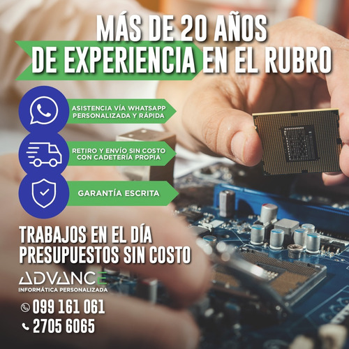 Reparacion Y Service Tecnico De Pc Y Notebook. Con Garantia