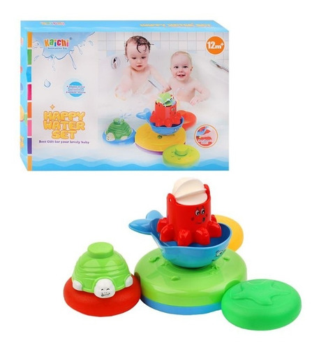 Juguete De Baño Happy Water Set Baby Niños Juego Divertido