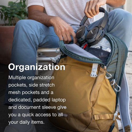 Mochila Osprey Nebula Commuter Tungsten Soundwave/grey Heat