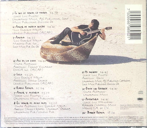 Luis Enrique Cd. Grandes Éxitos Del Príncipe De La Salsa (Usado)