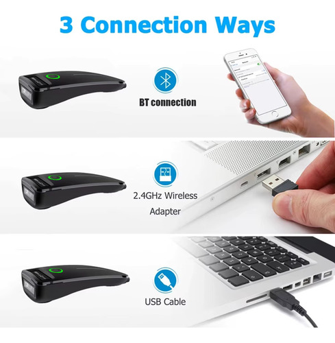 Leitor De Código De Barras Olpay Tdw7 Alfanumerico Bluetooth
