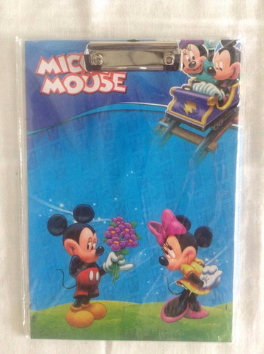 Carpeta Con Gancho De Figura Animada Mickey Mouse