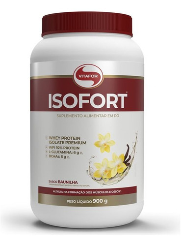 Isofort Whey Protein Isolado Premium 900g 