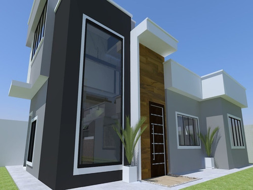 Imagem 4 de 4 de Casa Linear Com 3 Quartos, Sendo 1 Suíte, Terraço Gourmet E Quintal A Venda No Bairro Village. - 1110 - 71130216