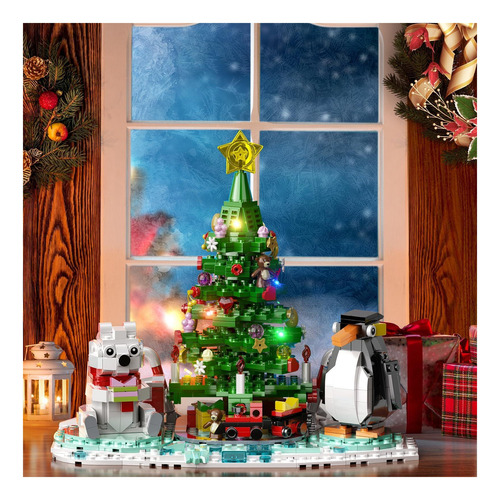Kit De Construcción De Árboles De Navidad, Bloque De De De Y